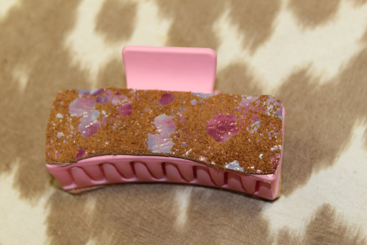 Pink Hair On Hair Clip