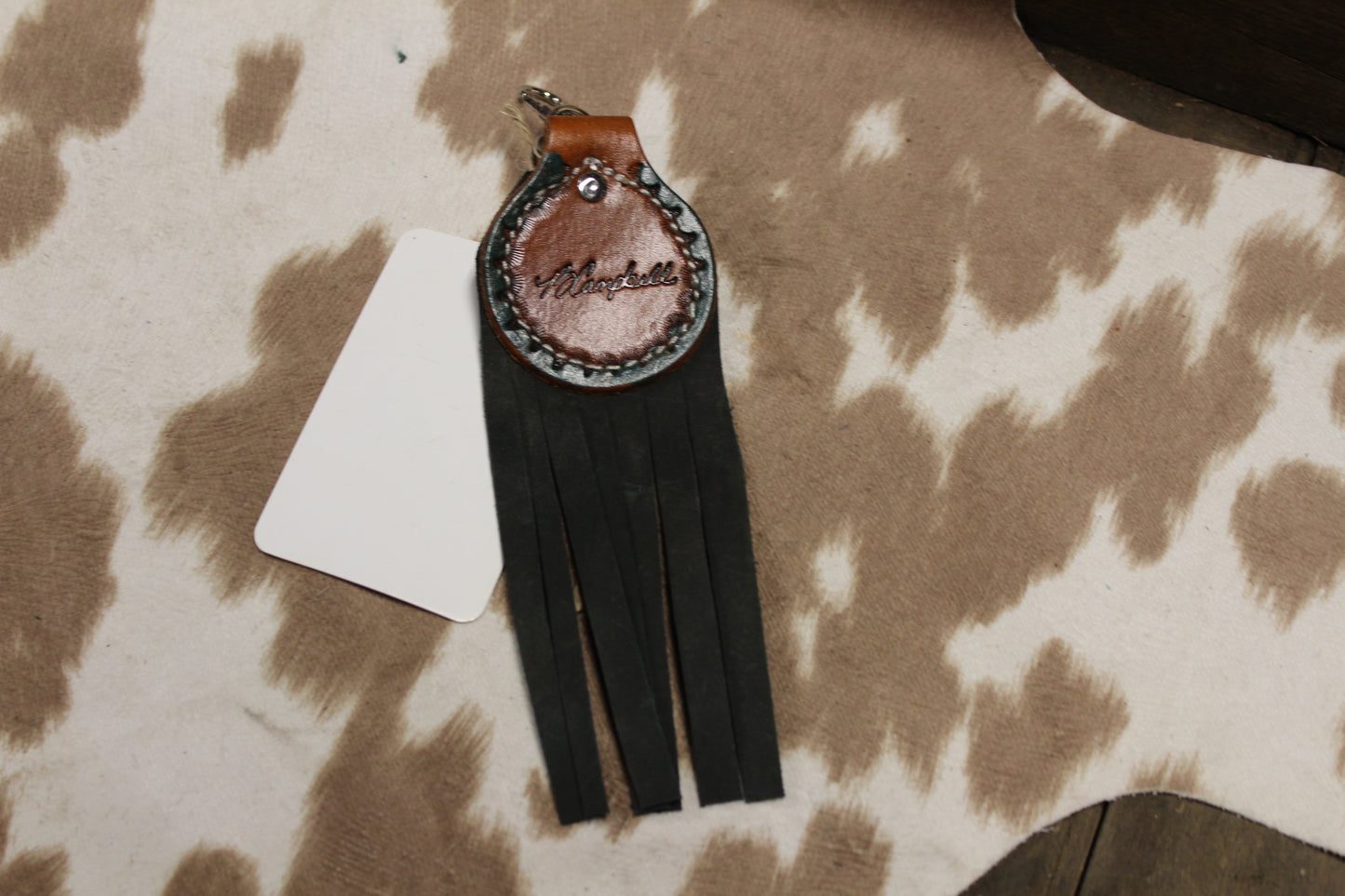 Brown Keychain or Purse Charm