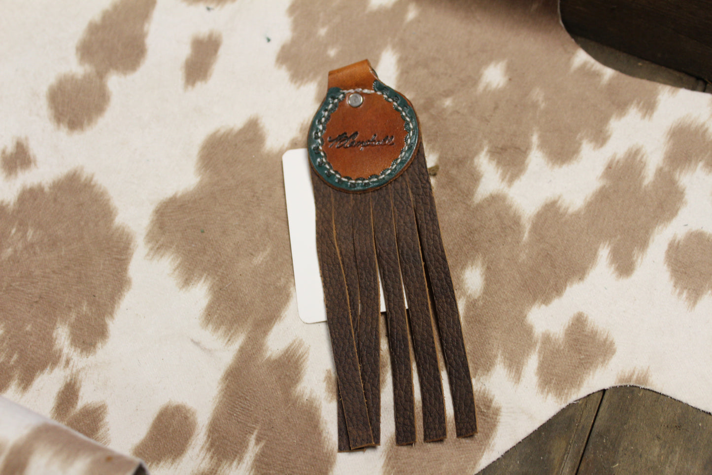 Brown Keychain or Purse Charm
