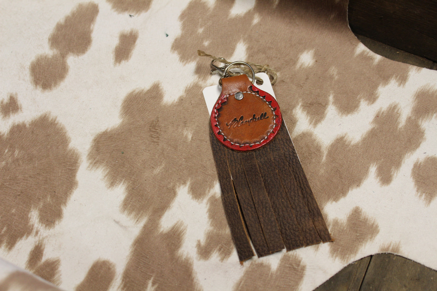 Brown Keychain or Purse Charm