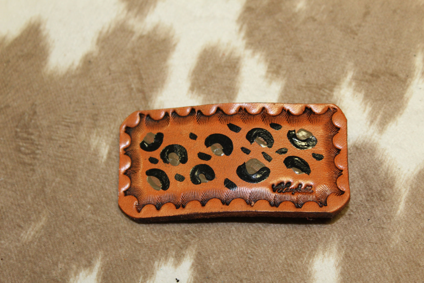 Leopard Barrette
