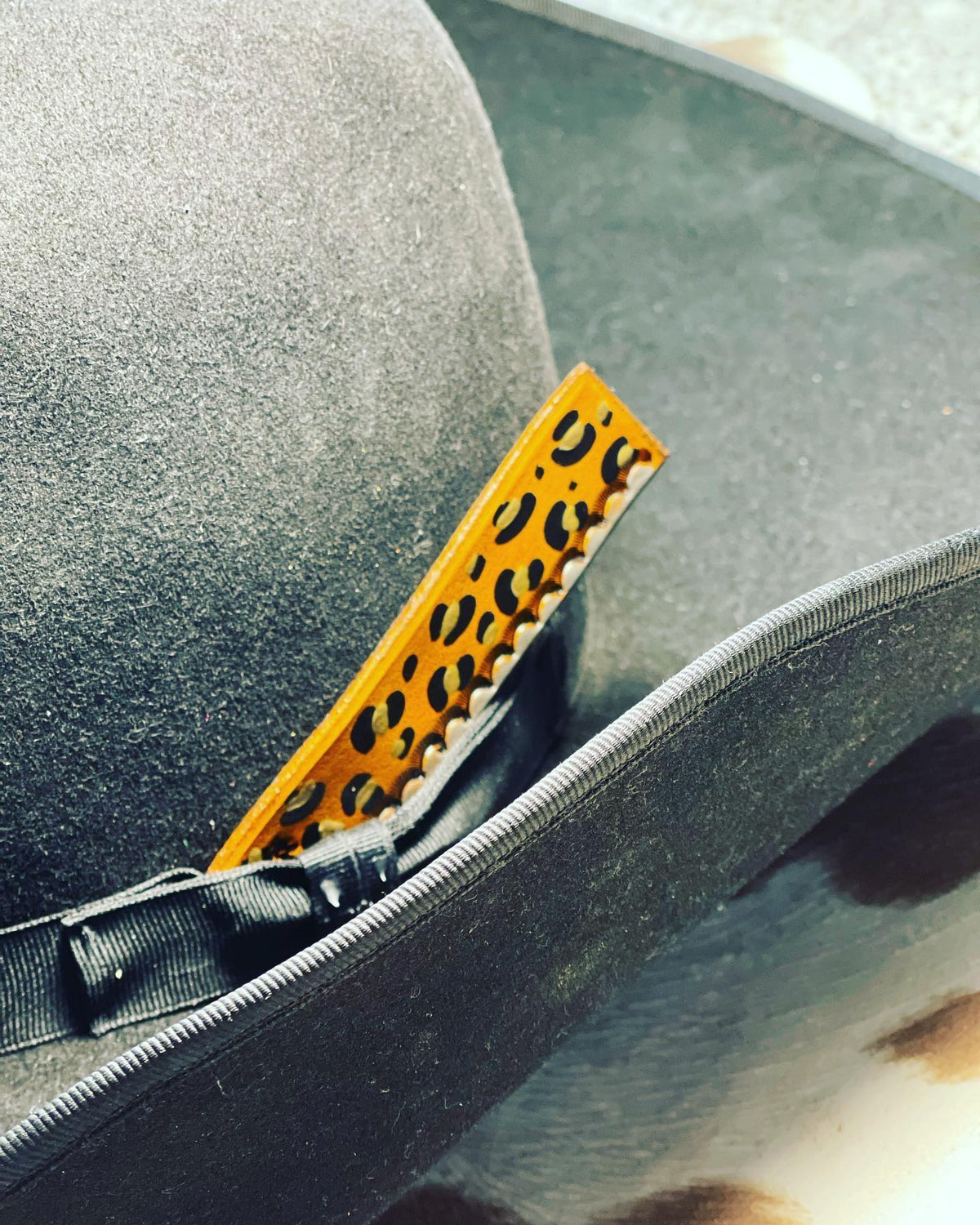 The Ka Boy Hat Leather Piece - Wild Animal