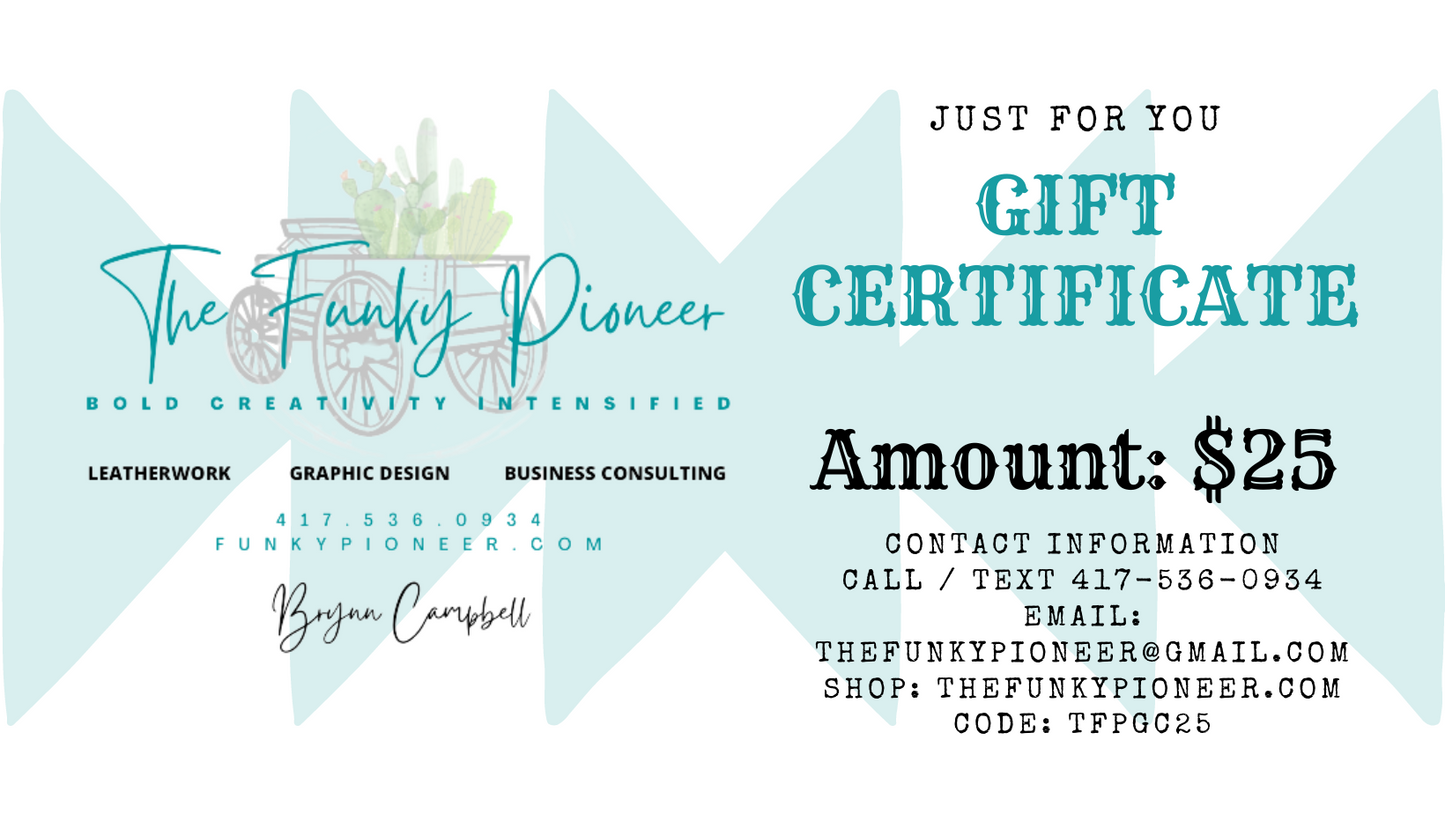 GIFT CERTIFICATE